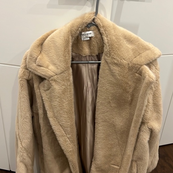 Noize Estelle Faux Fur Long Coat - Picture 2 of 6